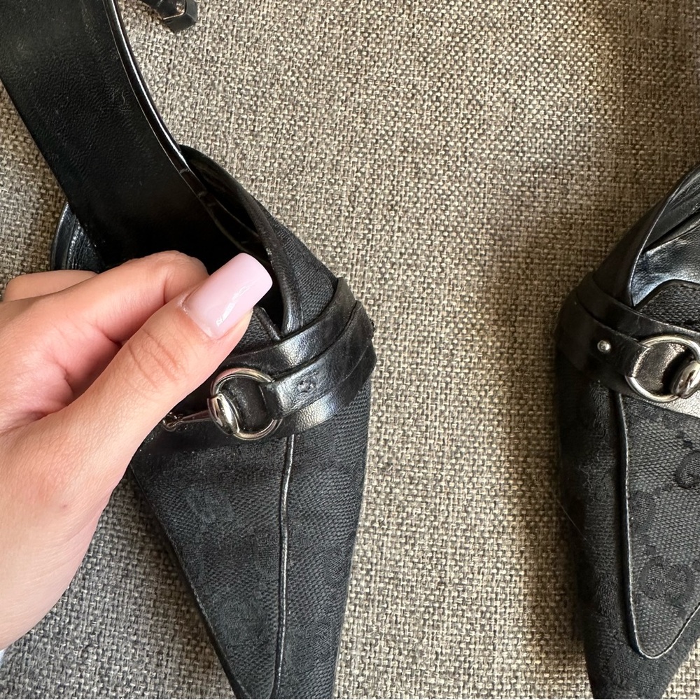 Vintage Gucci horsebit mule heels - Picture 5 of 8